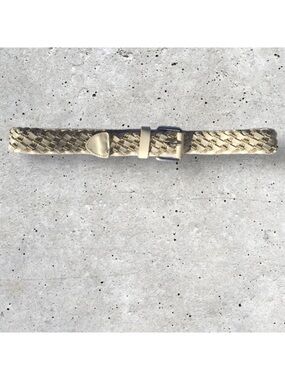 Banana Repubic Cream/Ivory Woven Belt